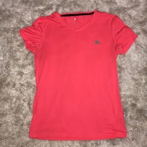 Pink adidas tee